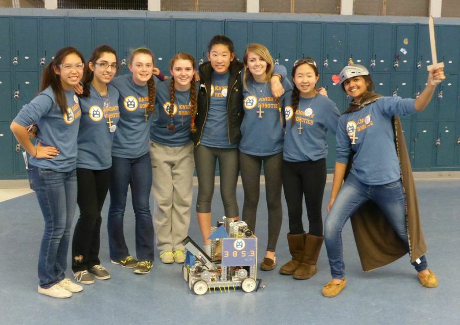 The robotics team inspires