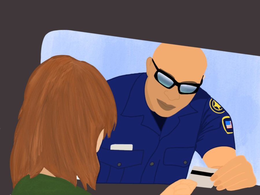 Local Police Chief David Norris offers advice for teens when theyve gotten pulled over. Staff illustration: Sophie Fang. 