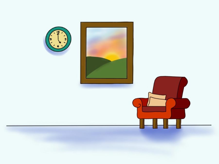 On Sunday, Nov. 7, the time changed so the clocks fell back an hour. Staff illustration: Dorinda Xiao. 