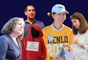 A variety of Menlo faculty are departing at the conclusion of the school year. Staff graphic: Sophie Fang