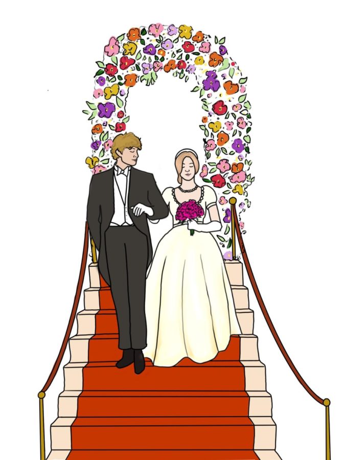 From 49.1 Print Edition: Today, debutante balls are centered on ensuring their debutantes volunteer for the required hours at local philanthropies and that the balls themselves are large-scale fundraising events. Staff illustration: Dorinda Xiao & Michele Hratko