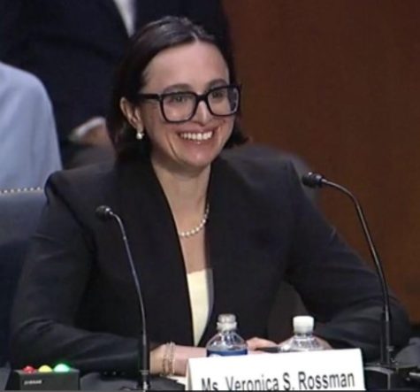 Judge Rossman in the Senate for her confirmation hearing on June 9, 2021. Photo courtesy of Judge Rossman