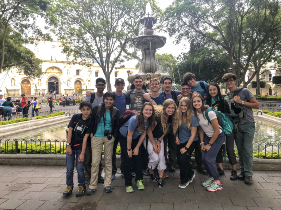 Menlo Students travel to Guatemala during the 2018 school year. Photo courtesy of Roger Zamora
