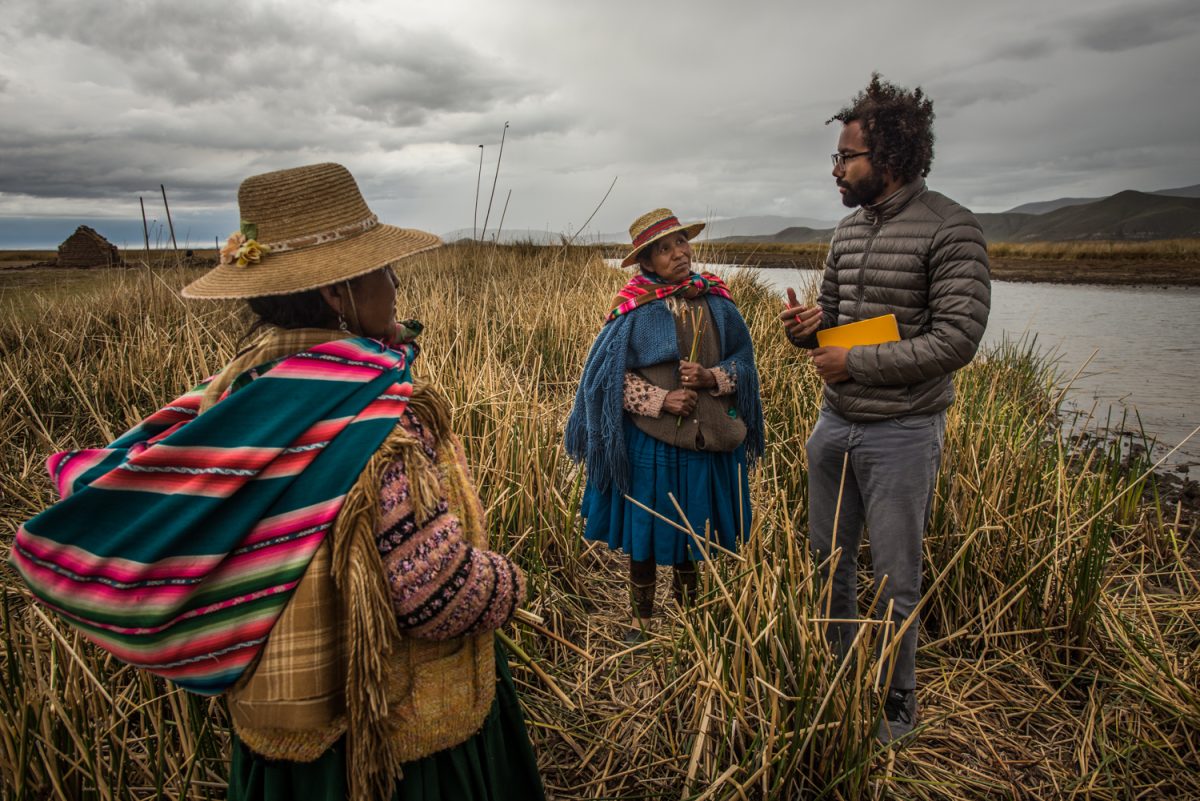 As a foreign correspondent, Nicholas Casey (right) travels around the world, including to Bolivia in 2016, as shown above, and Gaza in 2014. Photo courtesy of Meridith Kohut/The New York Times.