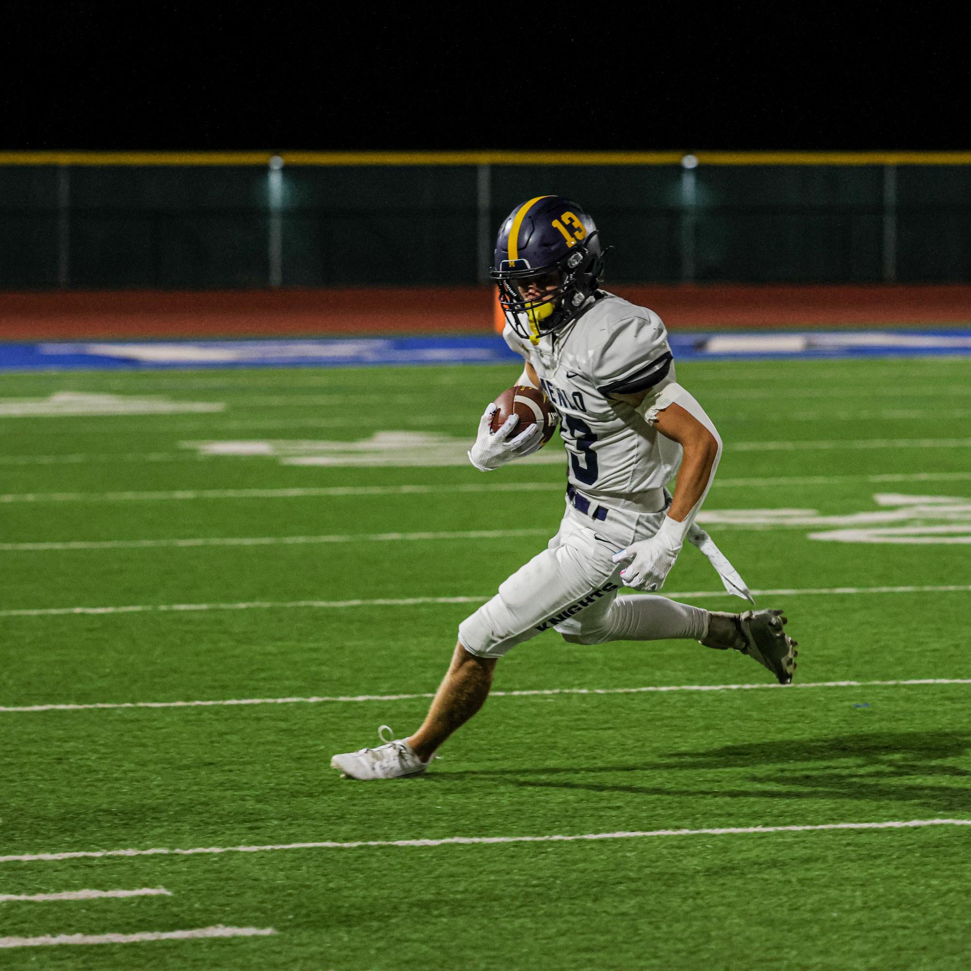 Junior Trevor van der Pyl runs with the ball.