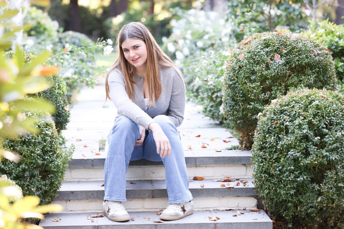 Julie Stein poses for her senior portrait. Photo courtesy of Stein