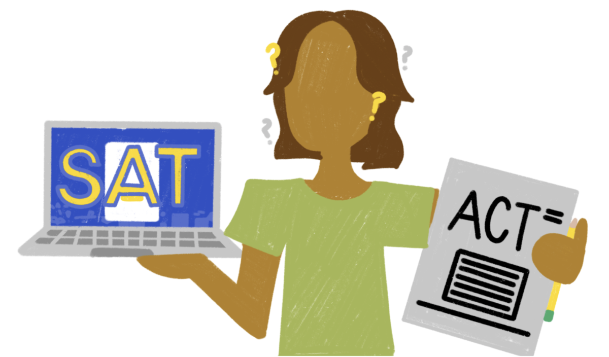 Students taking standardized tests can choose between the digital SAT and the paper-based ACT.